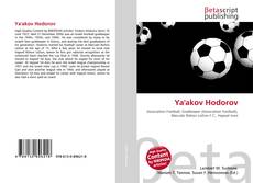 Capa do livro de Ya'akov Hodorov 
