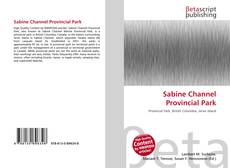 Copertina di Sabine Channel Provincial Park