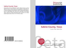 Buchcover von Sabine County, Texas