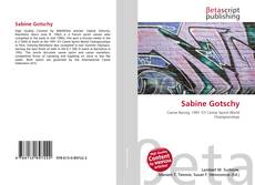 Capa do livro de Sabine Gotschy 