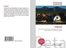 Capa do livro de Vakarel 