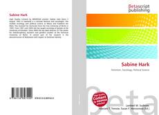 Capa do livro de Sabine Hark 