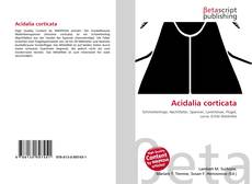 Capa do livro de Acidalia corticata 