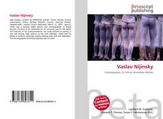 Bookcover of Vaslav Nijinsky