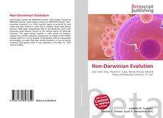Capa do livro de Non-Darwinian Evolution 
