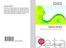 Capa do livro de Sabine Herbst 