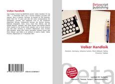 Capa do livro de Volker Handloik 
