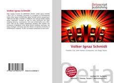 Copertina di Volker Ignaz Schmidt