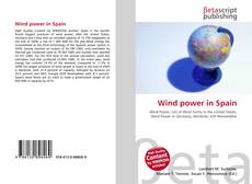 Copertina di Wind power in Spain