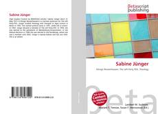 Copertina di Sabine Jünger