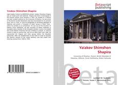 Capa do livro de Ya'akov Shimshon Shapira 