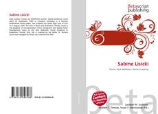 Capa do livro de Sabine Lisicki 