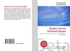 Capa do livro de Winkler Test for Dissolved Oxygen 