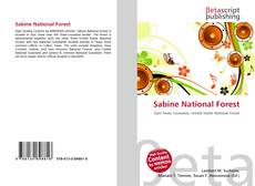 Copertina di Sabine National Forest