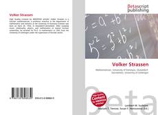Copertina di Volker Strassen