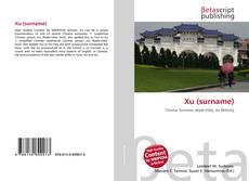 Copertina di Xu (surname)