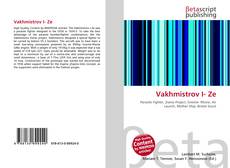 Copertina di Vakhmistrov I- Ze
