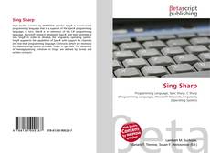 Capa do livro de Sing Sharp 