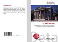 Couverture de Achim Hütten