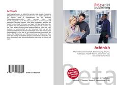Portada del libro de Achtnich