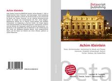 Capa do livro de Achim Kleinlein 
