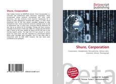 Portada del libro de Shure, Corporation