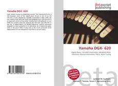 Capa do livro de Yamaha DGX- 620 