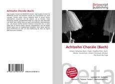 Capa do livro de Achtzehn Choräle (Bach) 