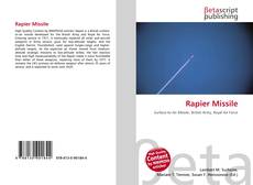 Capa do livro de Rapier Missile 