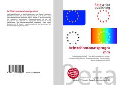 Bookcover of Achtzehnmonatsprogramm