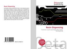 Buchcover von Resin Dispensing