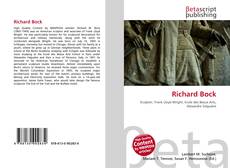 Couverture de Richard Bock