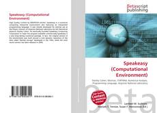 Couverture de Speakeasy (Computational Environment)