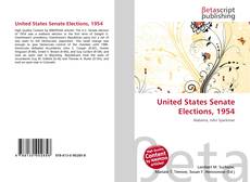 Capa do livro de United States Senate Elections, 1954 