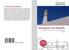 Portada del libro de Portuguese First Republic