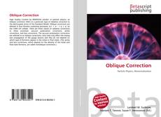 Portada del libro de Oblique Correction