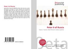 Bookcover of Peter II of Russia