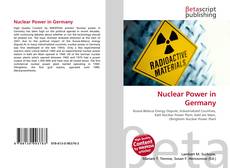 Portada del libro de Nuclear Power in Germany