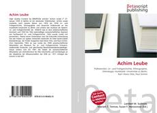 Capa do livro de Achim Leube 