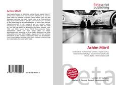 Couverture de Achim Mörtl