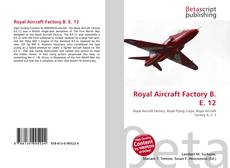 Buchcover von Royal Aircraft Factory B. E. 12
