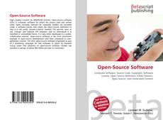 Buchcover von Open-Source Software