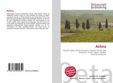 Buchcover von Achna
