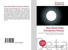 Buchcover von New World Order (Conspiracy Theory)