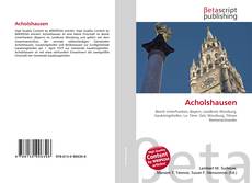 Buchcover von Acholshausen