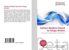 Buchcover von Sahitya Akademi Award to Telugu Writers