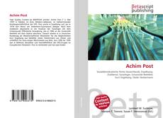 Buchcover von Achim Post