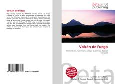 Buchcover von Volcán de Fuego