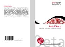 Buchcover von Rudolf Koch