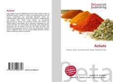 Buchcover von Achote